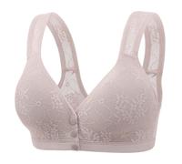 SHOBDW Sujetadores sin Aros Mujeres Closure Bra No Underwire Front Opening with Breathable Cotton Bras Wire Sujetador Costuras Ni Aros Brassiere Femme para Mujer Push Up Tallas Grandes Comfelie