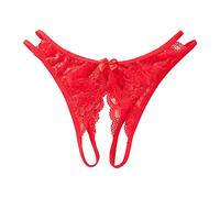 SHOBDW Tanga De Encaje Transparente Sexy para Mujer Sujetadores Copas Grandes Bragas Tira Culotte Algodon Ropa Interior Princesa Cintura Alta Cuecas Mulher Algodão Talle Alto Menstruales Super