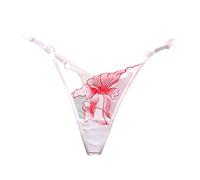 SHOBDW Tanga Mujer Sexy De Malla Sin Costuras Correa Fina Encaje Bragas Tangas Feos Erótico Invisible Divertidas Micro Parte Abajo Bikini Mini Hilo Divertido Divertidos Abierto para Chica
