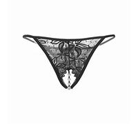 SHOBDW Tangas Mujer Sexy Thong Sin De Encaje para Mujer Tanga con Perlas Interior Masaje Culote Mini Conjunto Eróticos Bragas Gracioso Chica Bikinis Braguitas Invisible Hilo Brasileñas Feos O