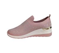 SHOBDW Zapatillas De Deporte Mujer con Y Cuña para Malla Transpirables Invierno Deportivas Casual Altas Niño Camper Blancas Mulher Vestir Mallas Verano Casa Cerradas 2025