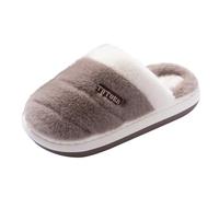 SHOBDW Zapatillas De Estar Por Casa Mujer Invierno Men'S Spring And Autumn Winter Couple Cotton Slippers Indoor Home Warm Non Wear Velvet Zapatos Super Foam Algodón Antideslizante Invitados