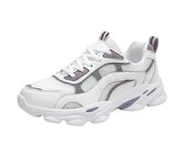 SHOBDW Zapatillas para Correr Mujer De Running con Cordones Deportivas Blancas Sandalias Baratas Verano Bambas Deporte Casual Camper Sin Altas Deportivos Negras