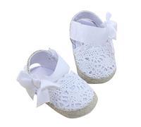 SHOBDW Zapatos Princesa Bebé Niña 2019 Suave Antideslizante Sandalias Verano Lindo Dulce Bowknot Primeros Pasos (Blanco, 6~12)