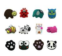 Shock Absorbers Tennis - Animal Shaped Tennis Vibration Dampeners, Funny Racquet Shock Absorbers For Tenis Racket And Strings Mini Vibration Dampener Set For Noise Reduction Training Sports Accessorie