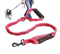 Shock Absorbing Dog Leash Reflective Elastic Pet Lead Nylon Anti Pull Bungee Walking Rope Control Strap For Dogs Outdoor Walking Running Training 20x13x3cm Comfortable Pet Supply