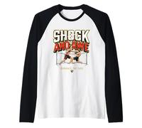 Shock and awe Fight MMA Letras inspiración motivación Camiseta Manga Raglan