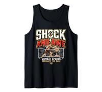 Shock and awe Fight MMA Letras inspiración motivación Camiseta sin Mangas