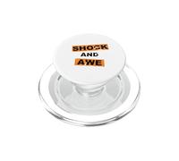 Shock and awe Vintage Regalo Letras inspiración motivación PopSockets PopGrip para MagSafe