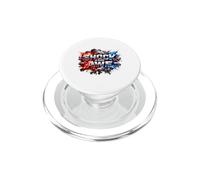 Shock and awe Vintage Regalo Letras inspiración motivación PopSockets PopGrip para MagSafe