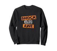 Shock and awe Vintage Regalo Letras inspiración motivación Sudadera