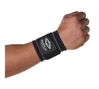 Shock Doctor 2017 Muñequera con Correa, Unisex Adulto, Negro/Gris, L