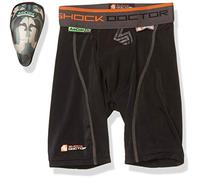 Shock Doctor AirCore Hard Cup Compression Short Black XL Pantalones Cortos, Unisex Adulto, Negro