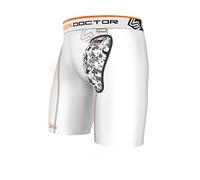 SHOCK DOCTOR AirCore Soft Cup Compression Short White S
