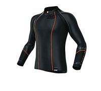 SHOCK DOCTOR Compression Hockey Shirt Black Boy L Camiseta, Hombre, Negro-Negro, BL