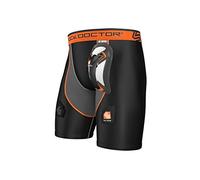 SHOCK DOCTOR Compression Hockey Short w Ultra Carbon Flex Cup Black/Grey XL