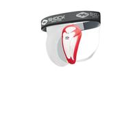 Shock Doctor Core Cuquilla con Suspensorio con Taza Bioflex, Niños, Blanco, L