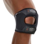 Shock Doctor Dual Strap Compression Banda de Soporte para Rótula, Unisex Adulto, Negro, S/M