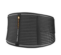Shock Doctor Faja Lumbar Deluxe Ajuste de Correas duales con Almohadilla Lumbar e Insertos de Control de Estabilidad., Unisex Adulto, Black, SM