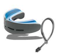 Shock Doctor Mundschutz Nano Double - Protecciones para los pies de Boxeo, Color Gris, Talla Adulto