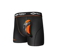 Shock Doctor Ultra Pro Boxer - Shorts de compresión para Hombre, Color Negro, Talla L