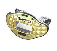 Shock Doctor Unisex's Max Airflow 2.0 - Protector labial, pirámide 3D, color negro y cromado