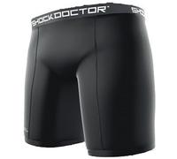 SHOCK DOCTOR Women's Double Compression Sliding Short w Pelvic Protector Pocket Black Girl M