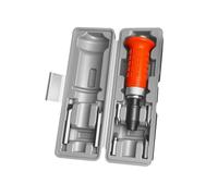 Shock Screwdriver Bit Set High Strength Metal Construction Various Bit Type NonSlip Grip Handle Compactly Storage Box Screw Removal Tool Kit