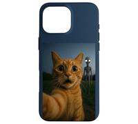 Shocked Cat Selfie Alien on The Back Funny for Boys Girls Carcasa para iPhone 16 Pro MAX