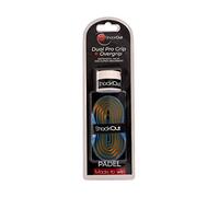 ShockOut Dual Pro Grip + Overgrip (Azul/Naranja) - Sistema Combinado de absorción de Impacto y Mejora de Agarre para Deportes de Raqueta