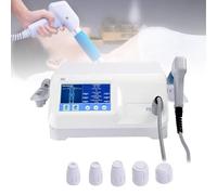 Shockwave - Máquina de terapia para aliviar el dolor, masajeador muscular profundo, instrumento de fisioterapia con 5 cabezales de masaje