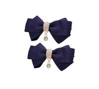 Shoe Accessories douqu Rhinestone Crystal Dangle centro cinta varios colores lazo zapato Clips par extraíble zapatos hebilla