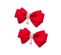 Shoe Accessories douqu Rhinestone Crystal Dangle centro cinta varios colores lazo zapato Clips par extraíble zapatos hebilla