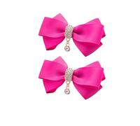 Shoe Accessories douqu Rhinestone Crystal Dangle centro cinta varios colores lazo zapato Clips par extraíble zapatos hebilla