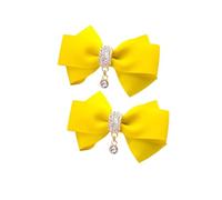 Shoe Accessories douqu Rhinestone Crystal Dangle centro cinta varios colores lazo zapato Clips par extraíble zapatos hebilla