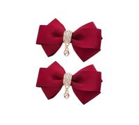 Shoe Accessories douqu Rhinestone Crystal Dangle centro cinta varios colores lazo zapato Clips par extraíble zapatos hebilla