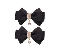 Shoe Accessories douqu Rhinestone Crystal Dangle centro cinta varios colores lazo zapato Clips par extraíble zapatos hebilla