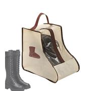 Shoe Bag - Shoe Bags for Storage, Boot Bags for Walking Boots, ShoeS Dust Bag Boots, Dust Proof Tall Boot Carry with Handle, BootT Storage, Travel Organizer, Wardrobe Organizer Men & Women, beige