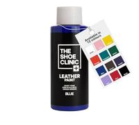 Shoe Clinic Pintura para Zapatos de Cuero | Acabado de Secado Rápido | Duradero, Flexible, Resistente a Rayaduras & Descascarado | Para Personalizar Zapatillas, Sneakers & Calzado de Cuero (Azul 50ml)
