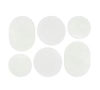Shoe Hole Repair Patch, 6-Piece Self-Adhesive Athletic Mesh Tape | Polyester 3 Sizes Waterproof Sneaker Heel Protector Pad Smoothly Repairs Anti Wear Round Holes For Boot