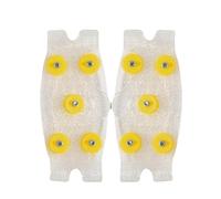 Shoe Ice Grippers - Grippers para botas y zapatos | Gripper Spikes for Shoes | Ice Snow Grips Over Shoe/Boot Traction Cleat Spikes | Over Shoe Boot Traction Cleat Slip- Stretch Footwear for Snow