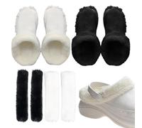 Shoe Liners, Winter Insoles, Removable Shoe Inserts, Washable Shoe Insoles, Removable and Washable Fuzzy Insoles for Winter Shoes Comfortable Plush Insoles with Shoe Band Covers for House Slippers