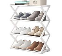 Shoe Organizer Shelf - Multi Layer Storage Rack Stand, Sneaker Organization System, Compact Footwear Placement Unit, Space Saving Shoe Arrangement Furniture For Entry Bathroom Front Door Home Use