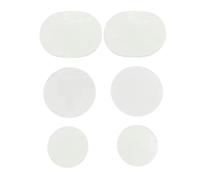 Shoe Patches Holes, 6-Piece Sneaker Repair Kit, Non-Slip Heel Protector Pads, Insert Patches Shoe Maintenance, Self-Adhesive Interior Fixing Solution, for Daily Footwear Protection, 5x4cm Black White