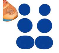 Shoe Patches Toe Holes, Toeburst Prevention Stickers 1.57x1.97 inches, 6 Flexible Self-Adhesive Patches for Running Sneakers, Hiking Boots, Dance Shoes, Baby Clothes, Costumes