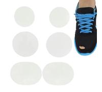 Shoe Patches Toe Holes, Toeburst Prevention Stickers 1.57x1.97 inches, 6 Flexible Self-Adhesive Patches for Running Sneakers, Hiking Boots, Dance Shoes, Baby Clothes, Costumes