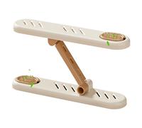 Shoe Rack Closet Organizer - Expandable Sneaker Storage Stand, Adjustable Footwear Holder | Two Tier Space Saving Shelf With Aromatherapy Box Entryway Front Door Entrance Bedroom Dorm Hallway Apartmen