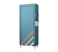 Shoe Rack Simple Household Multi-Layer Shoe Rack Simple Shoe Cabinet Non-Woven Dust Cover Needs to Be Assembled Space-Saving Shoe Rack (Color : White, Size : Medium) (Green Medium)