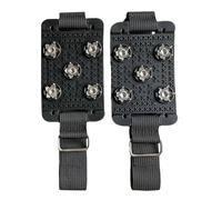 Shoe Spikes - Anti-Slip Traction Durable Adjustable | Ice Spikes Lightweight | Winter Hiking Climbing Fishing Mountaineering Trekking Outdoor Adventure
