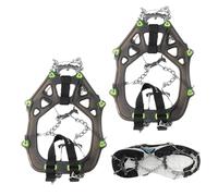 Shoe Spikes for Snow and Ice - Heat Resistant Cold Proof | Non Slip Gripper Spikes with Durable Traction Feature for Fishing Hiking Walking Climbing Mountaineering Adults Kids Seniors Teens